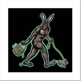 Easter Sasquatch Posters and Art